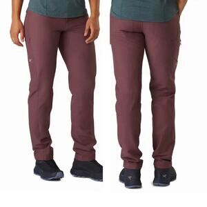 NWT ARC’TERYX Creston AR Pant Womens Burgandy Size 0
